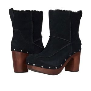 UGG Kouri Black Suede Boots